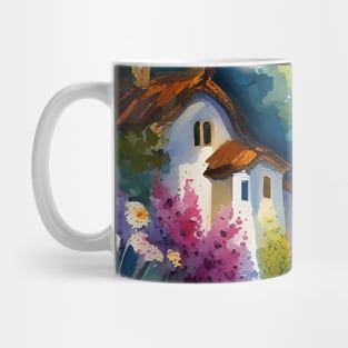 Flower Blooming Painting Mug